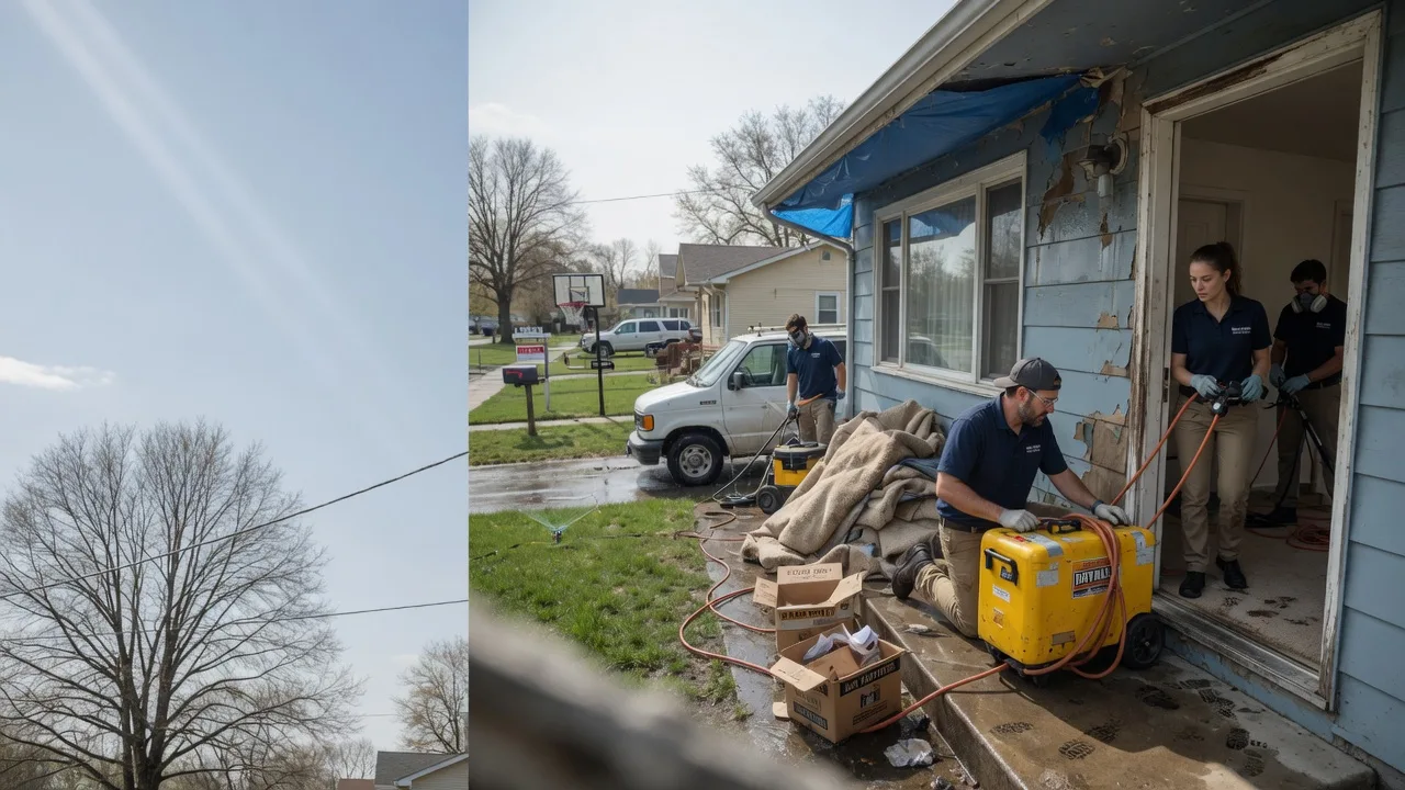 Basement Flood Cleanup in Matthews, IN near me
